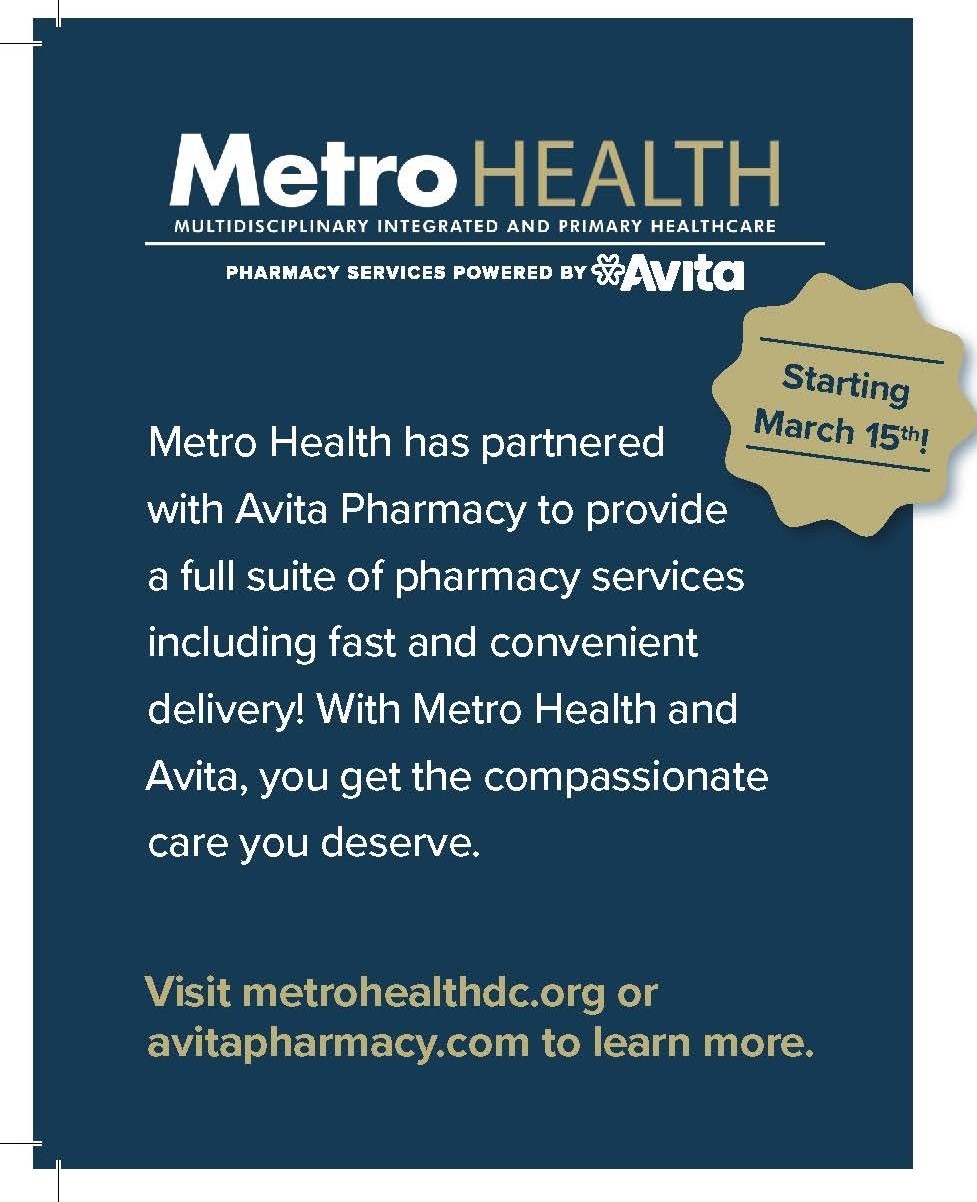METRO HEALTH IS NOW OFFERING PERSONALIZED PRESCRIPTION DELIVERY.